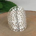 Mandala Plain 925 Sterling Silver Ring RSR26-83