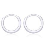 Silver Hoops Earring Medium
