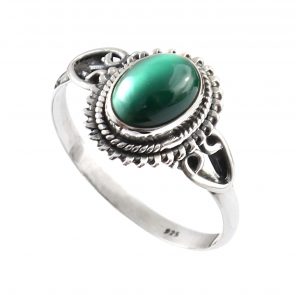 Malachite Ring 925 Sterling Silver Jewelry RS32-24