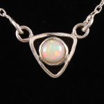 Opal Silver Necklace 925 Sterling Gemstone Jewelry RSN1-31