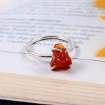 Raw Carnelian Ring