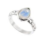 Blue Moonstone 925 Sterling Silver Ring Wholesale RSREXT14