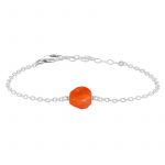 Raw Carnelian Bracelet