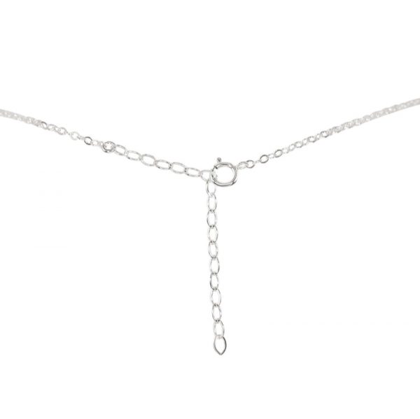 Raw Moonstone Necklace Sterling Silver 925 Jewelry RSREXT15.1 - Image 3