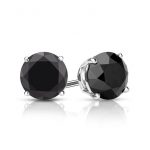 Round Black Onyx Studs