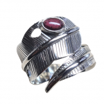 Garnet adjustable Ring