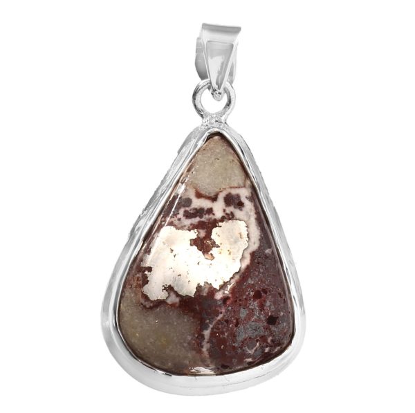 Copper Dolomite 1.7" 925 Silver Pendant RS2-173