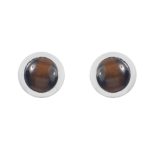 Tiger's Eye Stud Earring