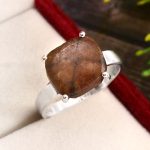 Chiastolite Ring Size- US 10 925 Silver RS3-91