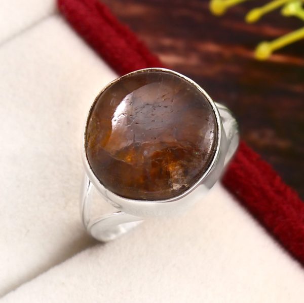 Chiastolite Ring Size US 8 925 Silver RS3-114