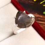Chiastolite Ring Size US 10 925 Silver RS3-94