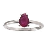 Ruby 925 Sterling Silver Ring RS65-6