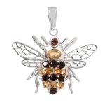 Silver Bee Pendant