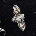 Southwest Wild Horse Jasper Silver Ring