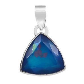 Paraiba Fire Opal 1" 925 Silver Pendant (REXT49-107)