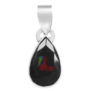 Lavender Fire Opal 1" 925 Silver Pendant (REXT49-109)