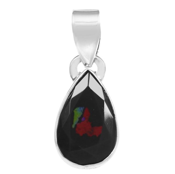 Lavender Fire Opal 1" 925 Silver Pendant (REXT49-109)