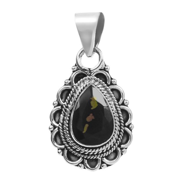 Lavender Fire Opal 1" 925 Silver Pendant (REXT49-134)
