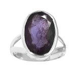 Bloodshot Iolite Size US 7 Sterling Silver Ring (REXT50-6)