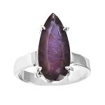 Bloodshot Iolite Size US 7 Sterling Silver Ring (REXT50-11)
