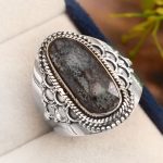 Teal Kyanite Size US-11 Ring Sterling Silver (REXT49-63)