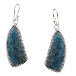 Apatite 1.8" 925 Silver Earring (REXT47-50)