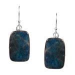 Apatite 1.6" 925 Silver Earring (REXT47-54)