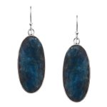 Apatite 1.8" 925 Silver Earring (REXT47-55)