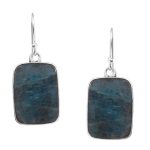 Apatite 1.5" 925 Silver Earring (REXT47-57)