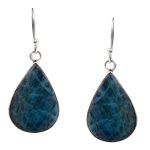 Apatite 1.6" 925 Silver Earring (REXT47-60)