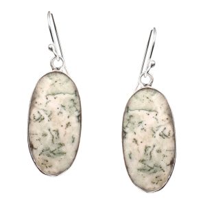 Tree Agate 1.75" 925 Silver Earring (REXT47-75)