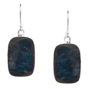 Apatite 1.6" 925 Silver Earring (REXT47-62)