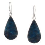 Apatite 1.75" 925 Silver Earring (REXT47-63)