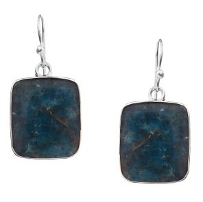 Apatite 1.5" 925 Silver Earring (REXT47-64)