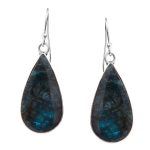 Apatite 1.6" 925 Silver Earring (REXT47-65)