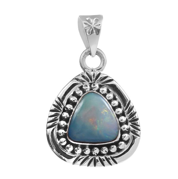 Australian Opal 1.15" 925 Silver Pendant (RS75-2)