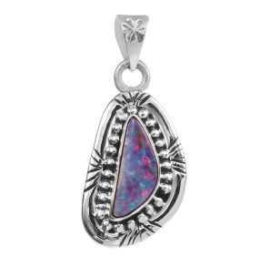 Australian Opal 1.25" 925 Silver Pendant (RS75-21)