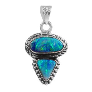 Australian Opal 1.40" 925 Silver Pendant (RS75-25)