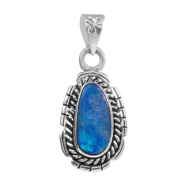Australian Opal 1.15" 925 Silver Pendant (RS75-26)