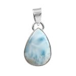 Larimar 1.2" 925 Silver Pendant (RS100-11)