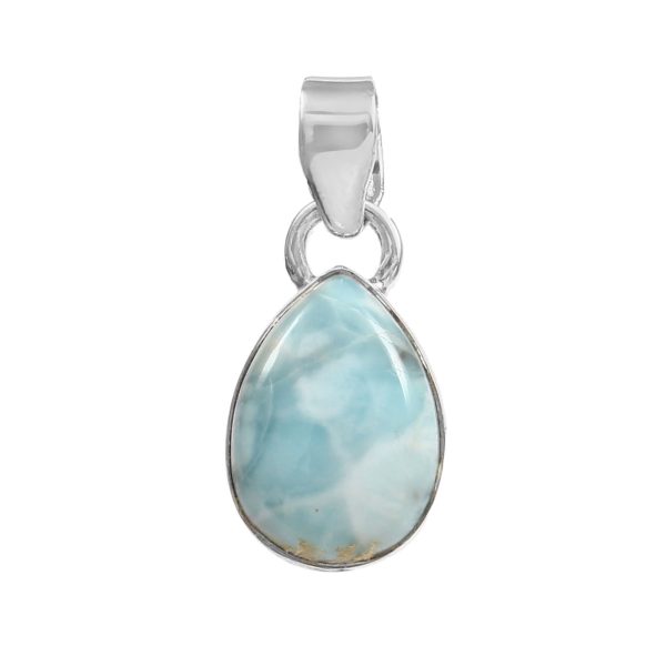 Larimar 0.90" 925 Silver Pendant (RS100-16)