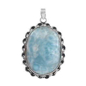 Larimar 2" 925 Silver Pendant (RS100-102)