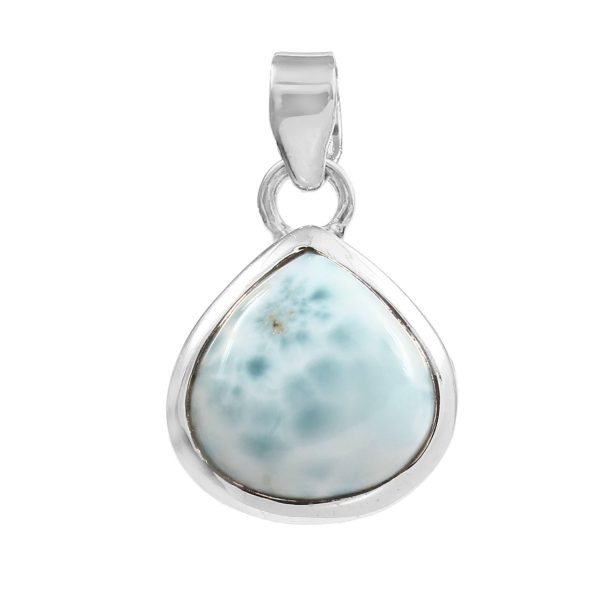 Larimar 1.2" 925 Silver Pendant (RS100-24)