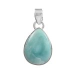 Larimar 1.25" 925 Silver Pendant (RS100-32)