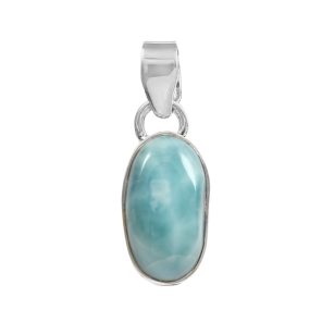 Larimar 1" 925 Silver Pendant (RS100-41)
