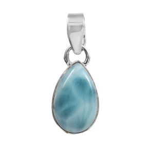 Larimar 1" 925 Silver Pendant (RS100-52)