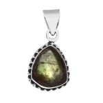 Watermelon Tourmaline 1" 925 Silver Pendant (RS108-139)