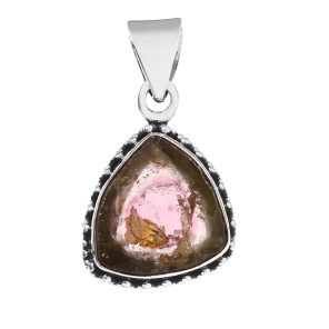 Watermelon Tourmaline 1" 925 Silver Pendant (RS108-141)