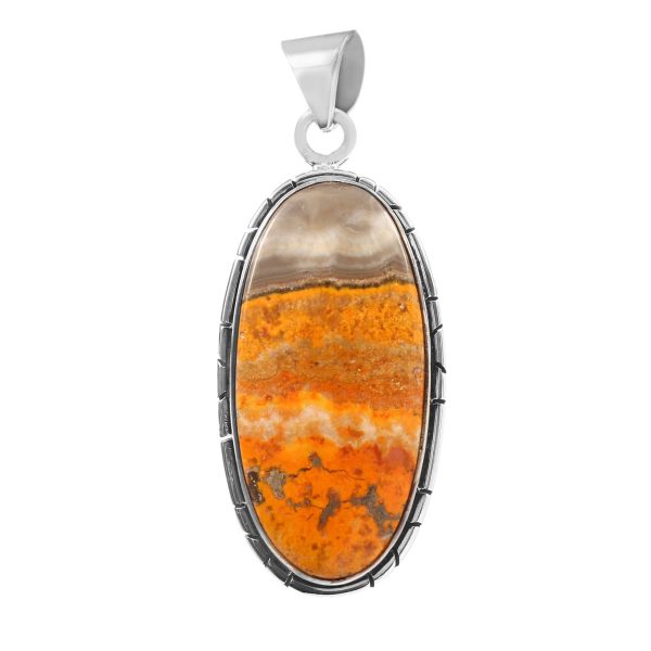 Bumble Bee Jasper 1.5" 925 Silver Pendant (RS103-6)