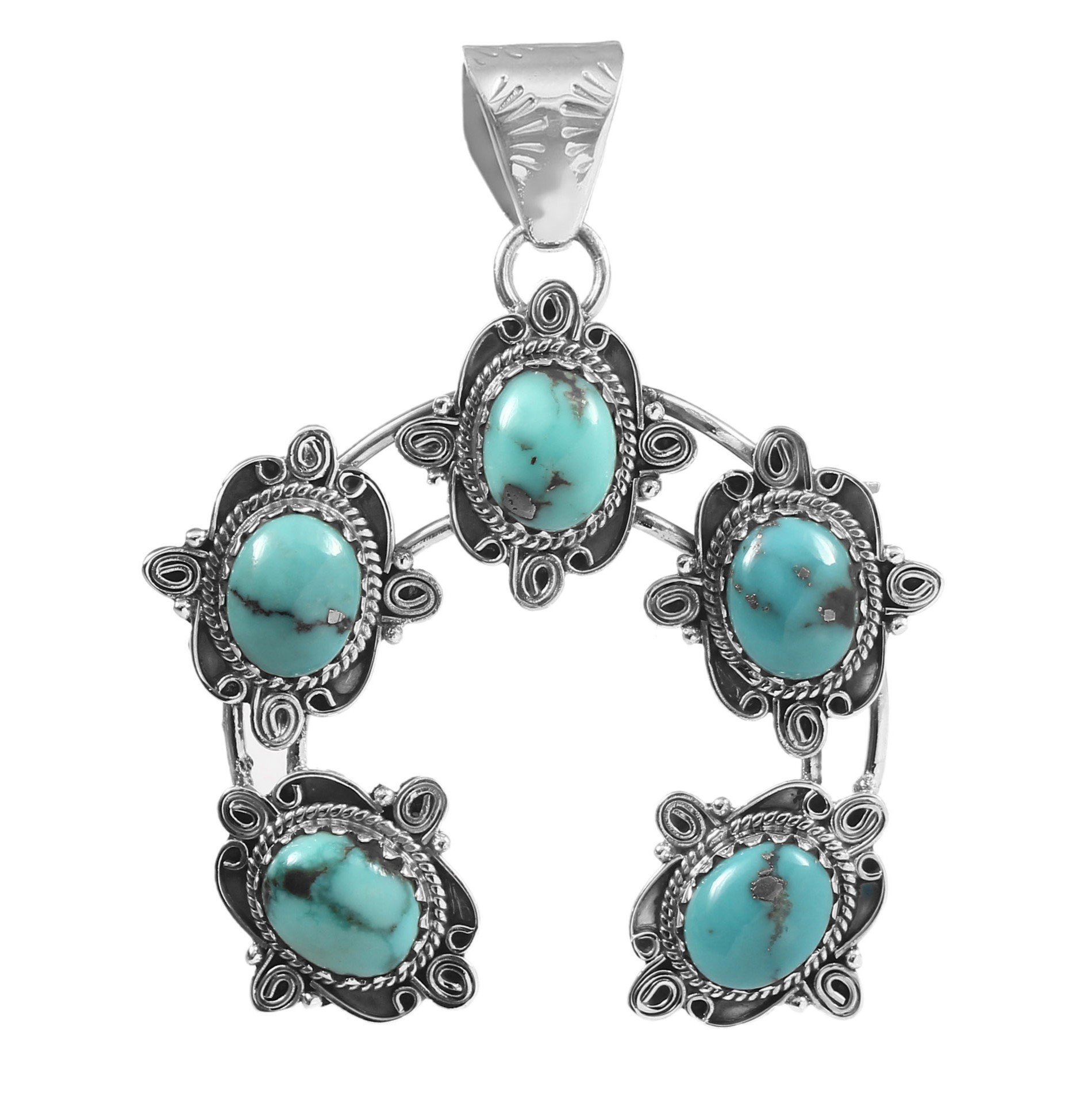 Turquoise Naja Pendant